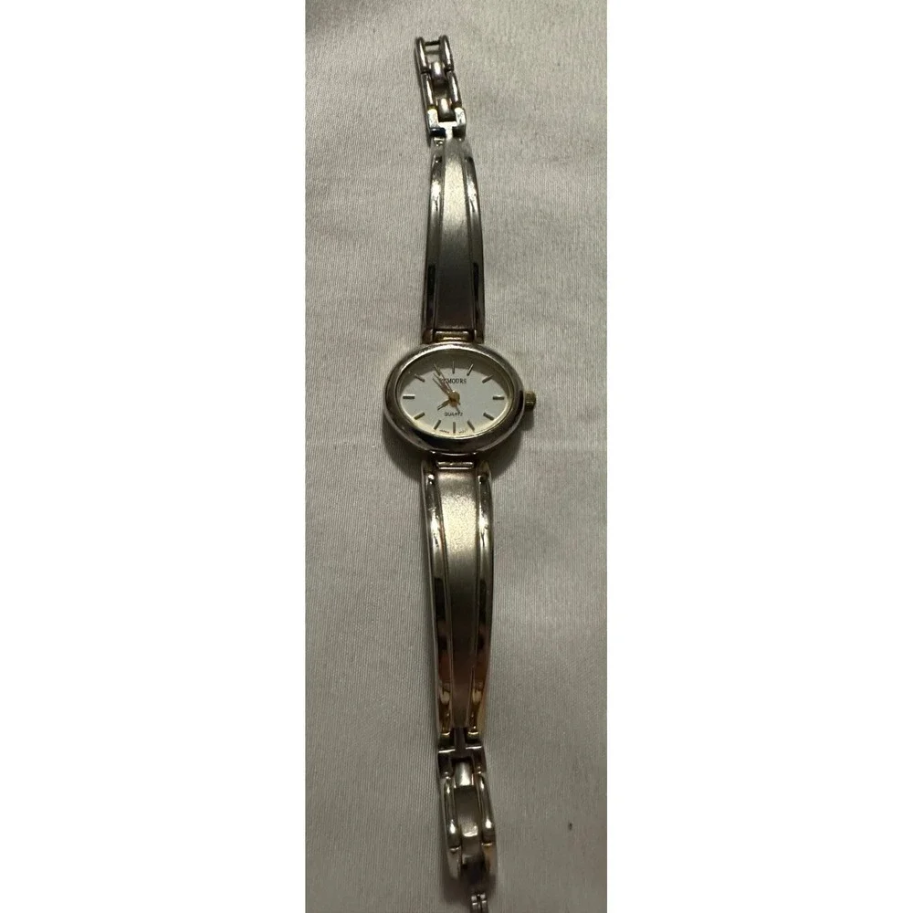 Rumours‎ Quartz Women's Silver Tone Oval Dial Dress Watch Japan Movt 44305